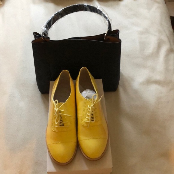 cute yellow shoes